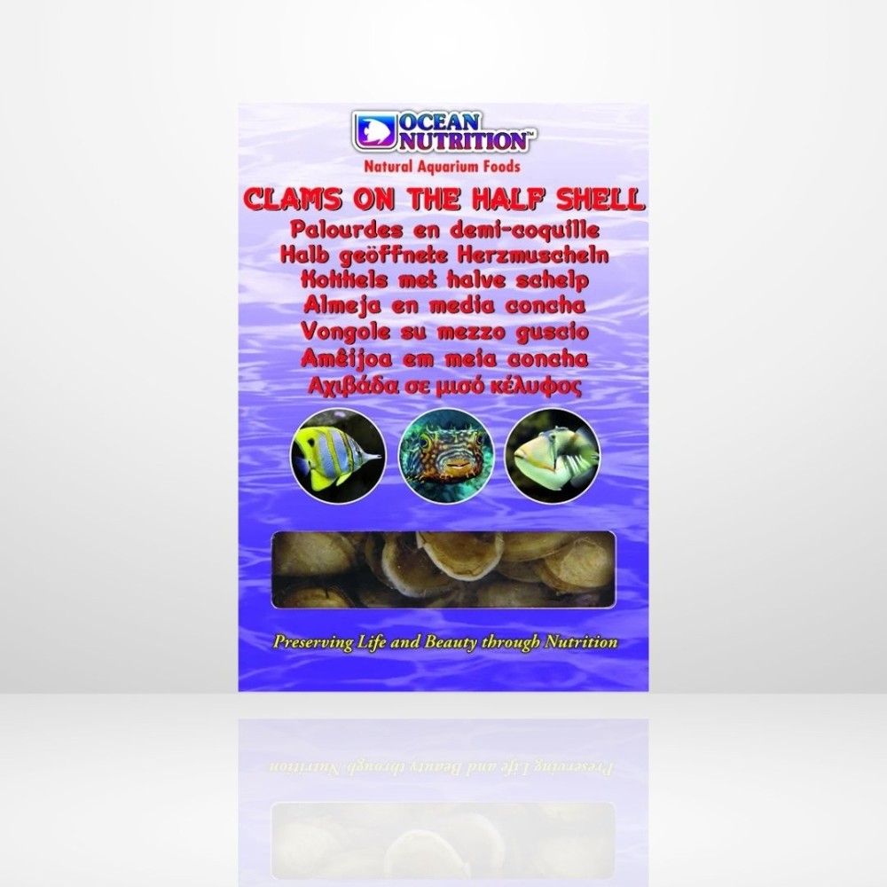 Ocean Nutrition Clams na polovici Shell 100 g - Mrazené potraviny