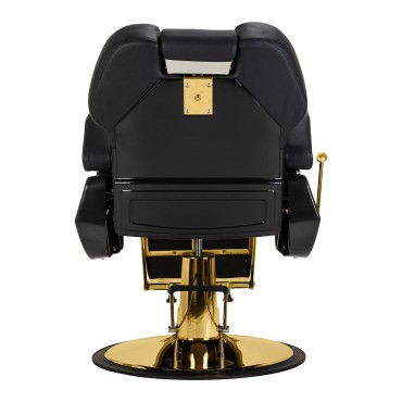 Hair System New York barberstol sort guld — bagfra