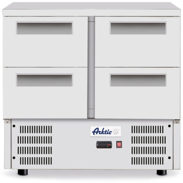 Refrigerating table with a...