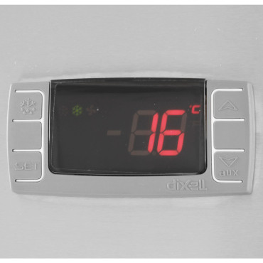 Tavolo refrigerante con un piano di lavoro 4 cassetti e un aggregato in acciaio inox 247 l - Hendi 236154