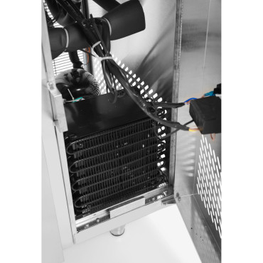 Mesa refrigerada com 4 gavetas e um agregado de aço inoxidável. Profi Line 280 L - Hendi 233764