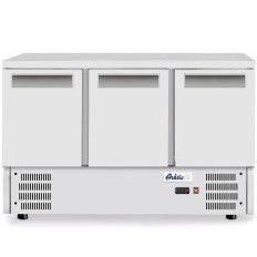 Mesa refrigerada de 3 puertas con encimera y acero inoxidable Agregado 368 L - Hendi 236147