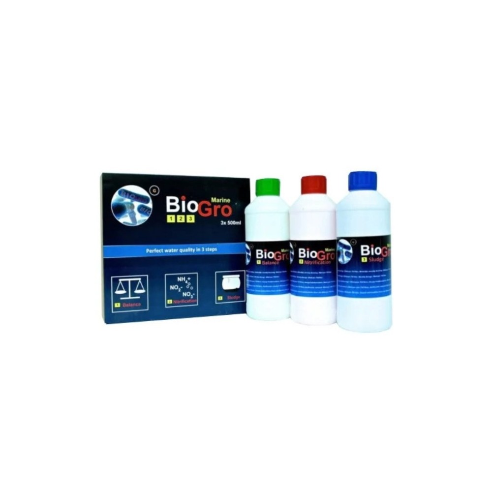 Biogro 123 Marine 500 ml - Akvariumo bakterijos