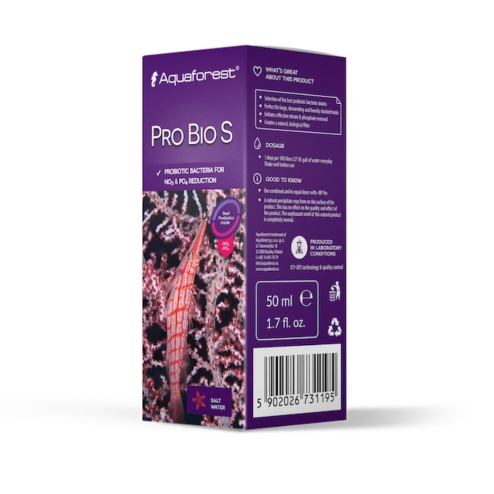 Probios Aquaforest 50ml - Bactérias para o Aquário