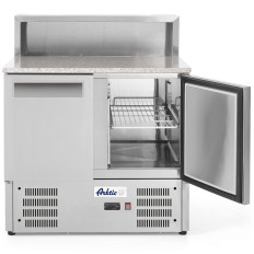 Tabela refrigerada de 2 portas e bancada de granito em 5x GN1 / 6 247 L - Hendi 236208