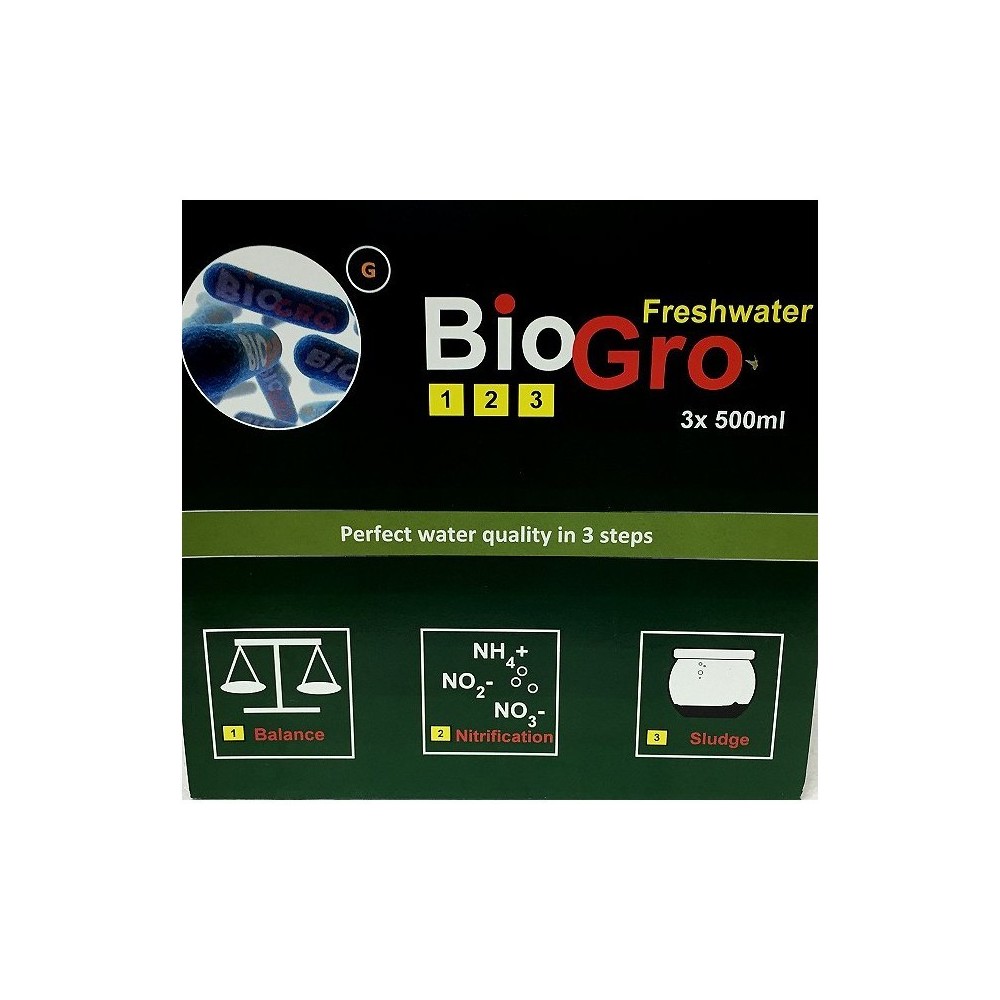 Biogrro Freshwater 123 500ml - Para um aquário de água doce