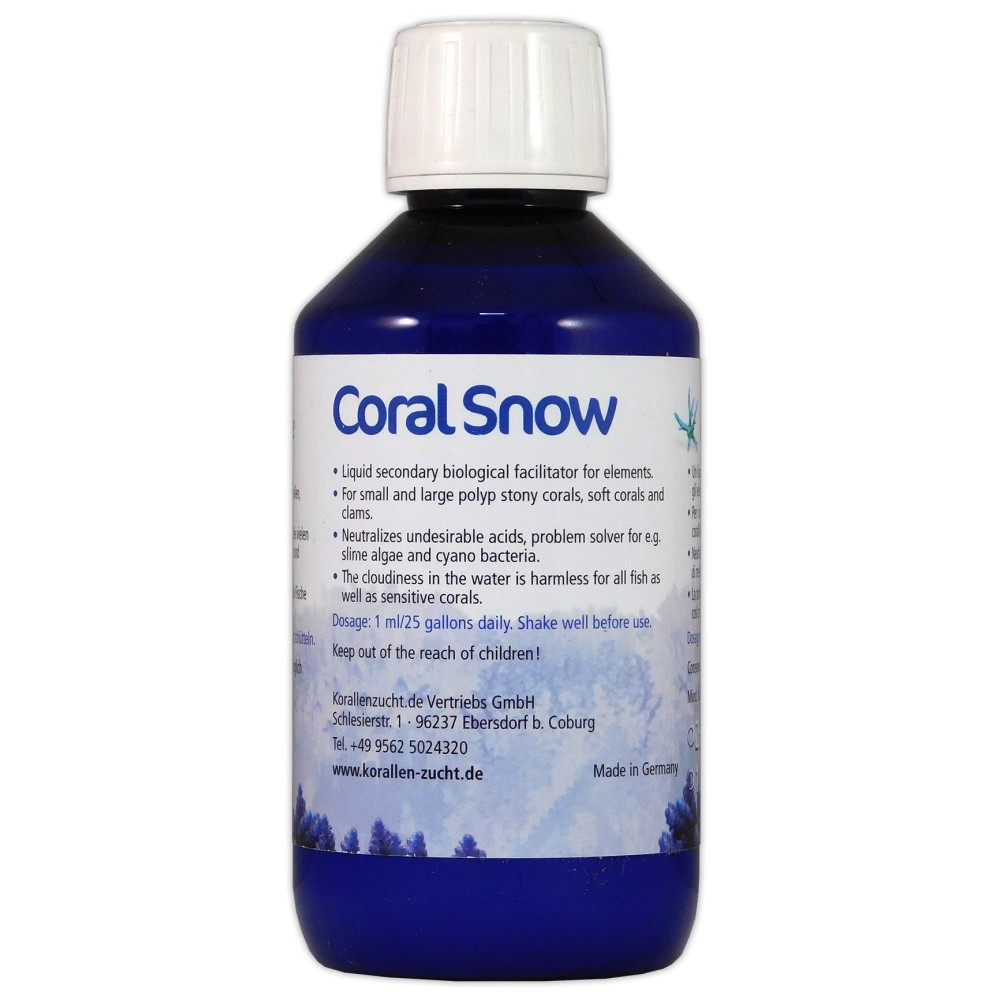 Korallen Zucht Coral Snow 100 ml - Cyano Paruošimas