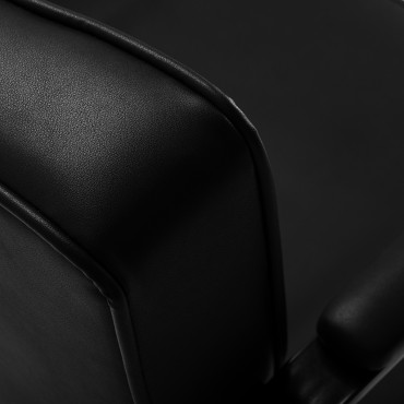 Hair System Καρέκλα Κομμωτηρίου Studio noir Μαύρη — κοντινή πλάτη