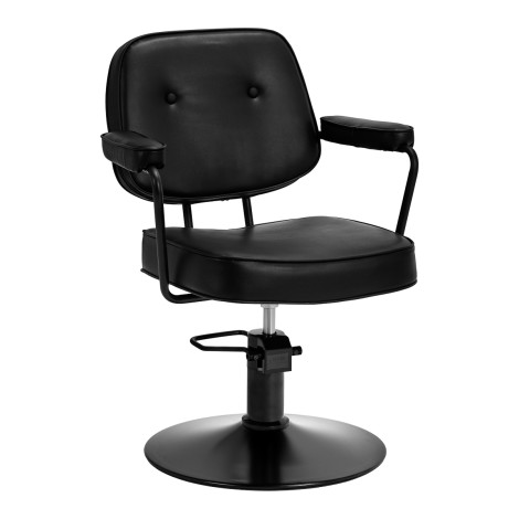 Sillón de Peluquería Hair System Tru noir Negro — vista frontal