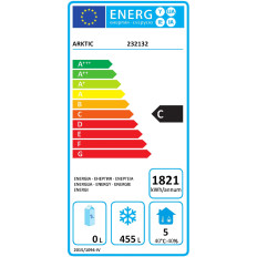 Tasuta uksekapp Profi Line GN2 / 1 670L - Hendi 232132
