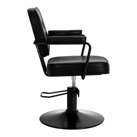 Hair System Kappersstoel Tru Noir Zwart — zijaanzicht