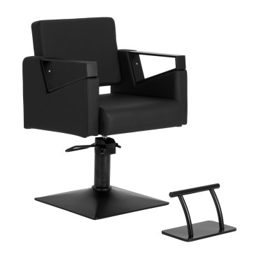 Frizerska stolica Hair System Duplex noir crna