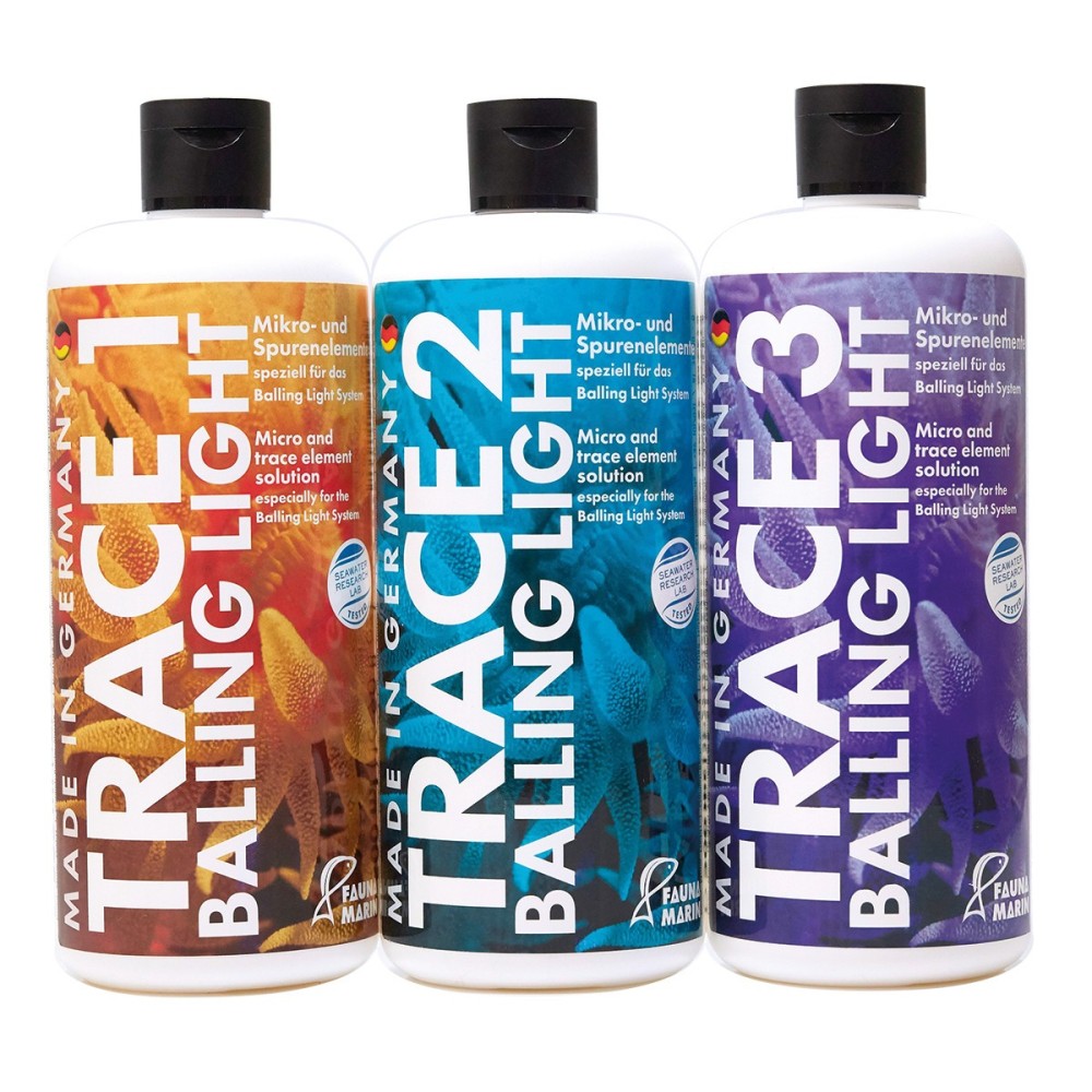 Fauna Marin Ultra Balling Light Trace 3x250ml - Elementi di traccia
