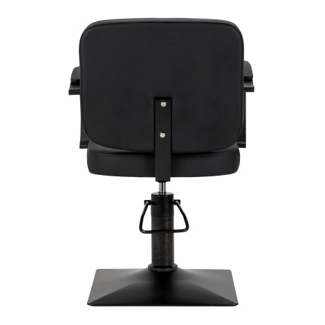 Frisørstol Hair System Edge noir sort — bagfra