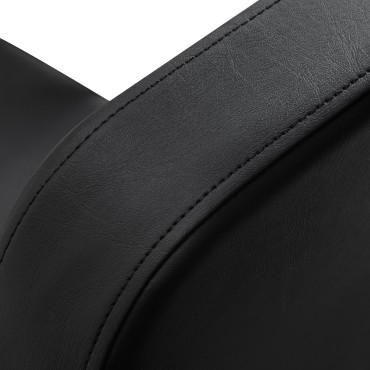 Kappersstoel Hair System Edge noir zwart — detail armleuning