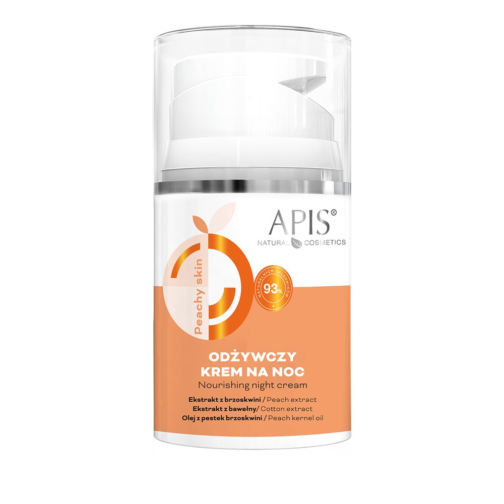 Apis PEACHY SKIN Närande Nattkräm 50 ml — framsida