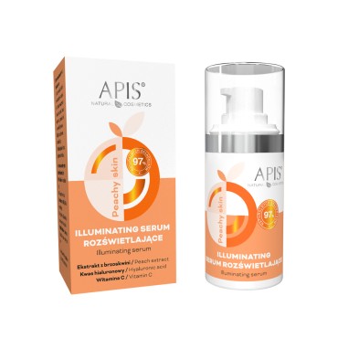 Apis PEACH SKIN Φωτεινό Ορός 15 ml — αντικείμενα μαζί