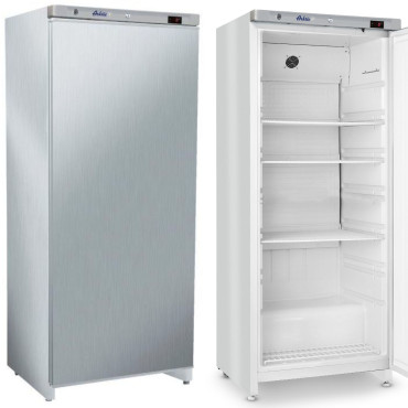 Armário de refrigeração de aço inoxidável de 1 portão 0-8C 600 L 193 na linha orçamental - Hendi 236055