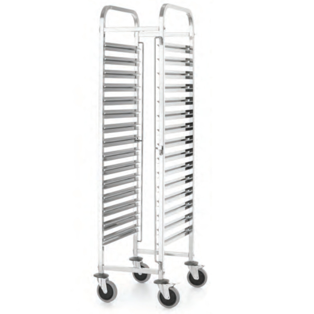 Chariot de transport pour le transport de conteneurs gastronomiques 15x GN1/1 Kitchen Line - Hendi 813270