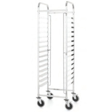 Carrinho de transporte para transportar folhas gastronómicas 15x 600x400 mm de linha de cozinha - Hendi 813287