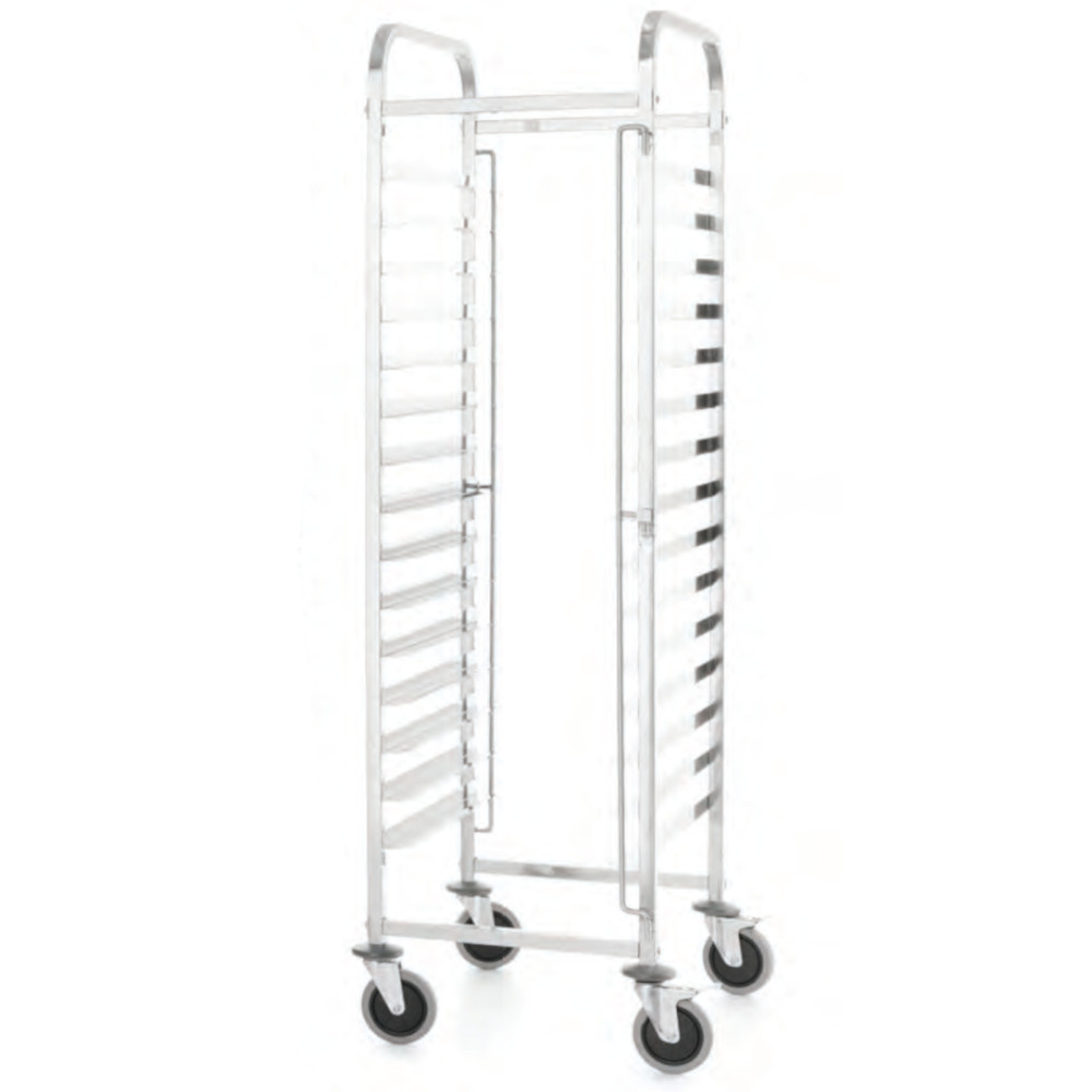 Carrinho de transporte para transportar folhas gastronómicas 15x 600x400 mm de linha de cozinha - Hendi 813287