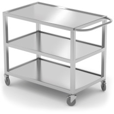 Ober Catering Trolley Gelaste 3-plaat mobiel tot 240 kg - Hendi 810224