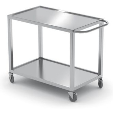 Camarero de catering Trolley soldado 2 placas móviles hasta 100 kg - Hendi 816691