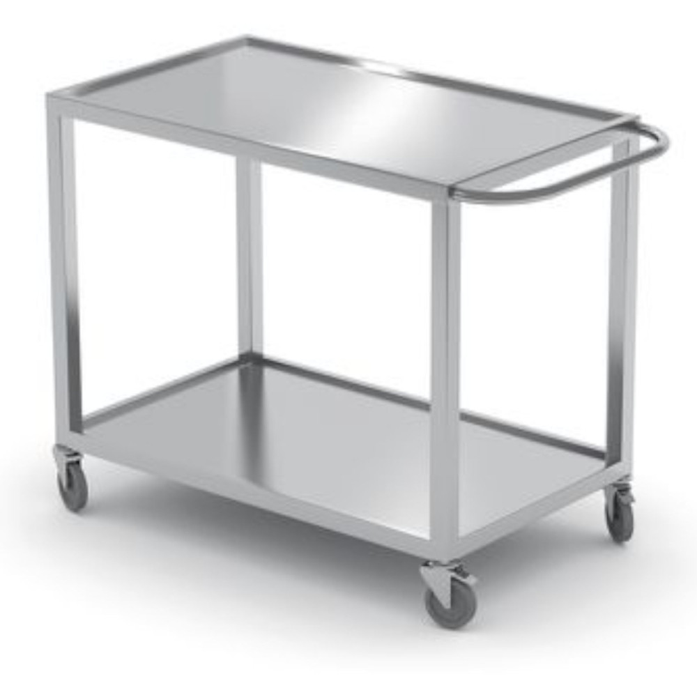 Camarero de catering Trolley soldado 2 placas móviles hasta 100 kg - Hendi 816691