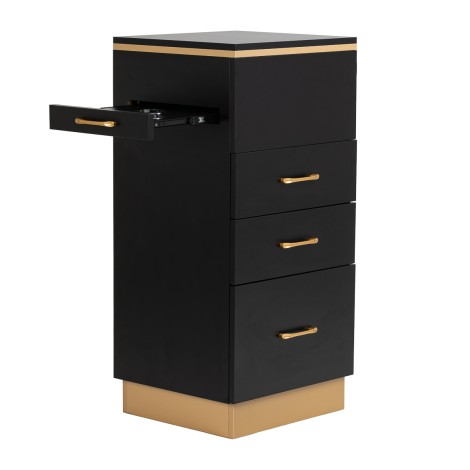 Gabbiano 2027BG Friseure Helfer in Schwarz und Gold
