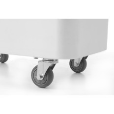 Carrello per catering contenitore per prodotti di farina di prodotti per il porridge da zucchero sulle ruote 81 l - Hendi 877913