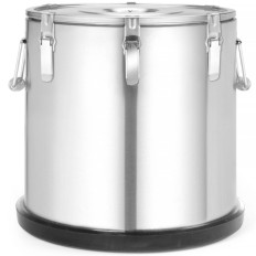 Thermos thermischer Cateringbehälter zum Transportieren von Edelstahlfutter 20 l - Hendi 707494