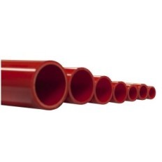 PVC punainen putki 25 mm