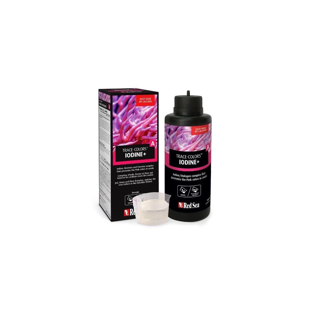TRACE DO SEA VERMELHO CORES A iodo + 500 ml Elementos de Trace
