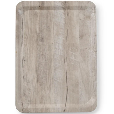 Bandeja de madeira laminada. Madeira luminosa 430 x 330 mm - Hendi 508862