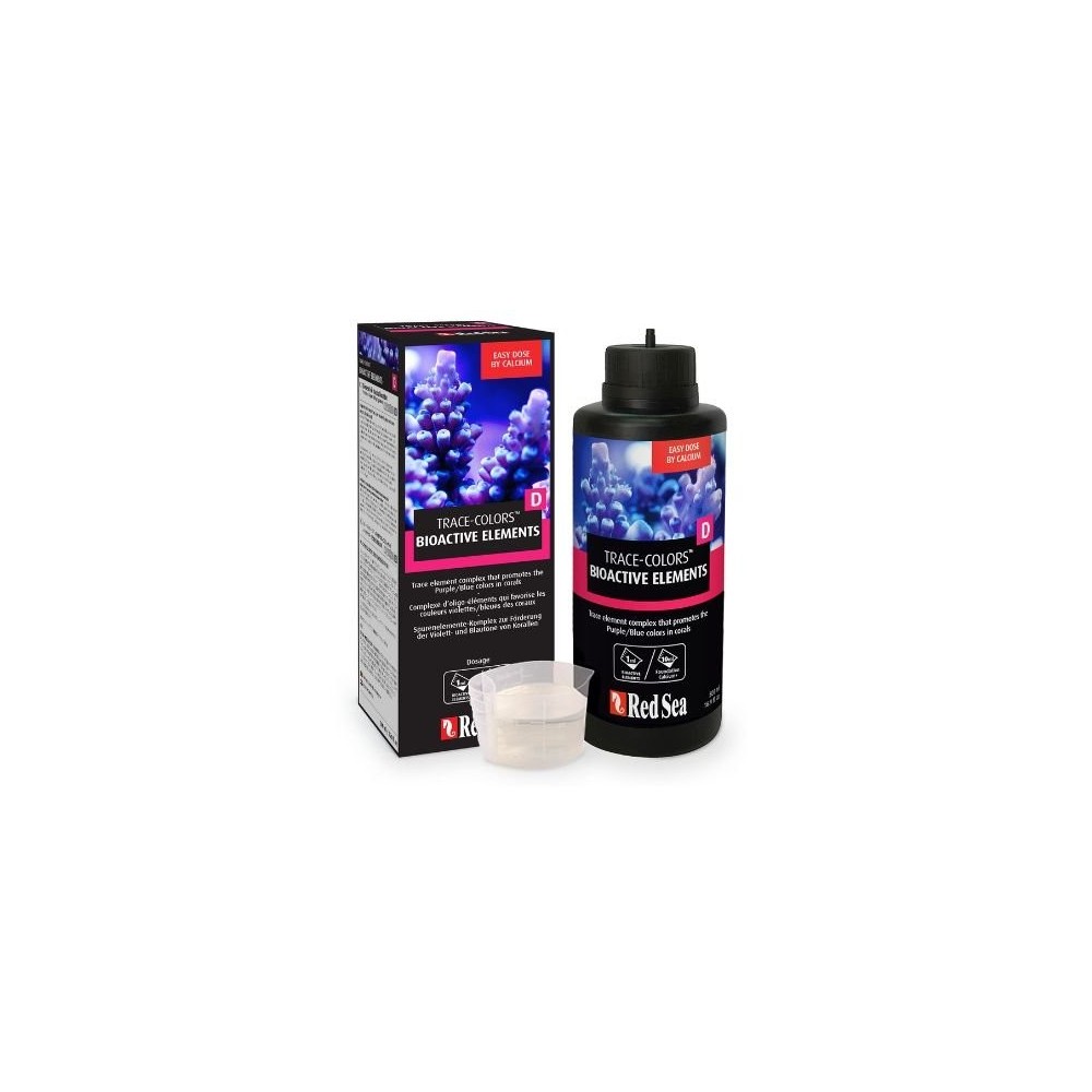Punainen Sea Trace Colors D Bioaktiiviset elementit 500 ml bioaktiiviset elementit