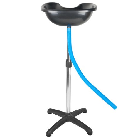 Unité de lavage coiffure portable Gabbiano sur support 128 — vue de face