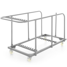 Vagn för transport av bankettkassettbord för 20 tabeller - Hendi 811221