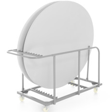 Carrello per il trasporto di tavoli per catering per banchetti per 20 tavoli - Hendi 811221