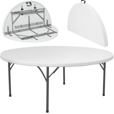 Cateringbord foldet opp til...