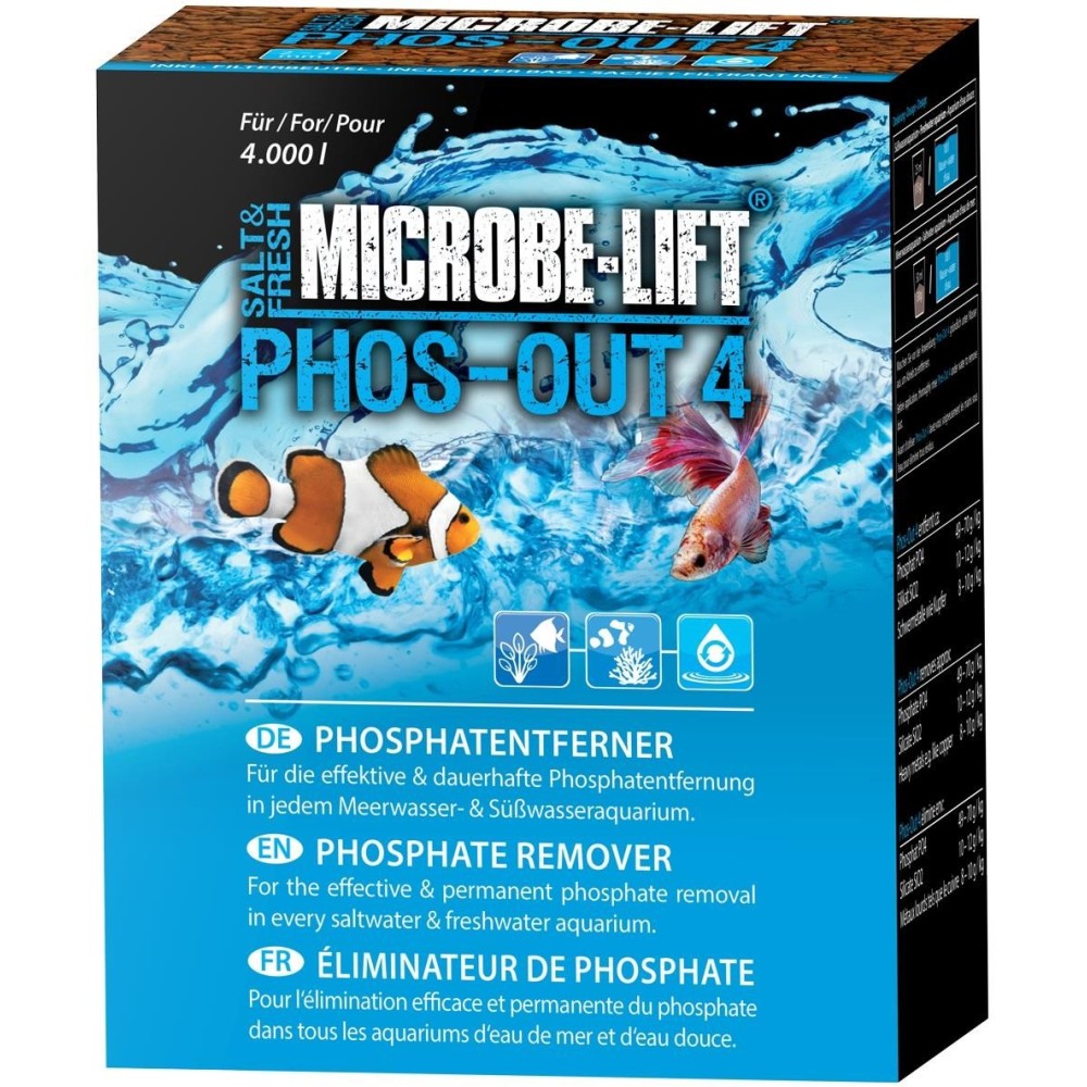 Phos-out 4 granulės 500ml