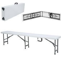Stravovanie Bench Skladacia biela 1830 x 300 x 430 mm - Hendi 811191
