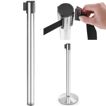 Post distrettuale con allungato con un nastro nastro. 2.7m Senza una base di 93 cm - Hendi 810422