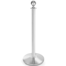 Base per il post di deflessione dell'argento cromato. 360 mm - Hendi 810484