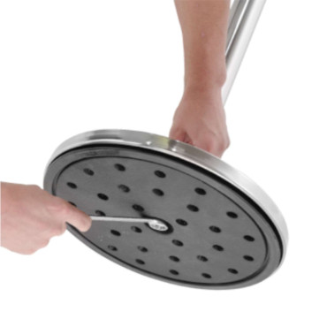 Pamats hromētajai sudraba novirzes ziņai. 360 mm - Hendi 810484 Pamats hromētajai sudraba novirzes ziņai. 360 mm - Hendi 810484