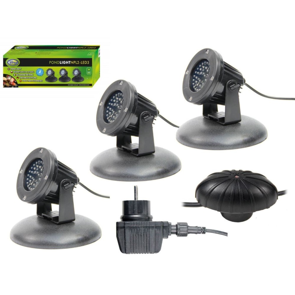 Npl2-led3 belysning för 3x2w damm