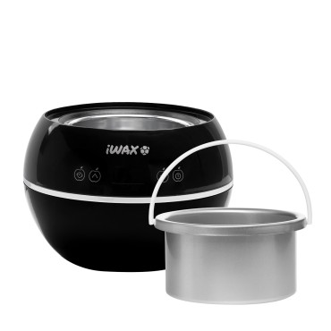 iWax grelnik voska, 500 ml pločevinka, 100 W, črn