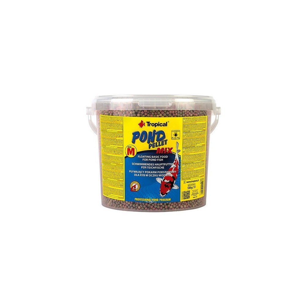 Pond Pellet Pellet Mix M 5L / 550G
