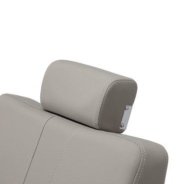 Gabbiano Athena Friseurstuhl Grau — Detailaufnahme Kopf