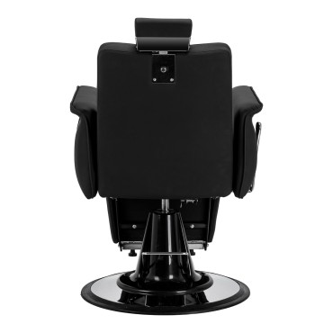 Gabbiano Athena Friseurstuhl schwarz — Rückansicht