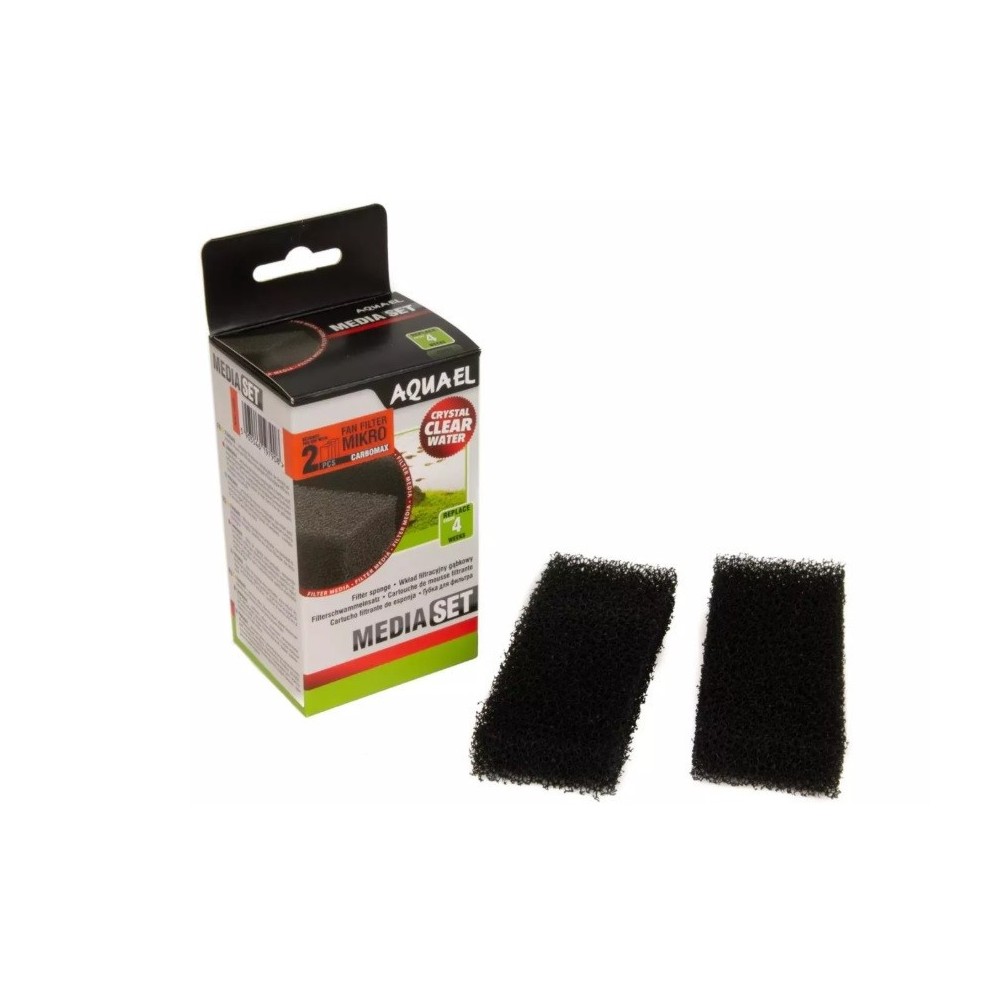 Aquael Spugna Cartridge Micro Plus Carbo 2 PCS.